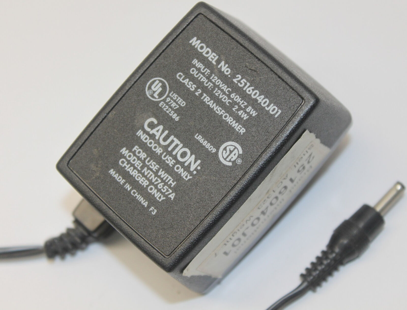 *Brand NEW*AC Adapter 2516040J01 Charger 12 Volts 2.4W Class 2 Transformer Power Supply